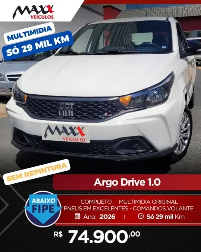 Fiat Argo Drive 1.0 6V Flex 2026