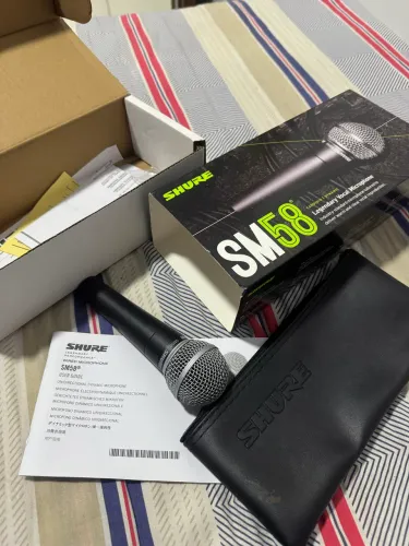 Microfone Shure Sm Sm58-lc Dinâmico Cardioide