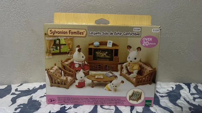 Conjunto sala de estar confortável Sylvanian Families
