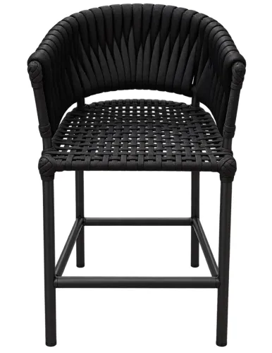 3 Banquetas de corda náutica com 80cm