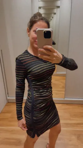 Vestido Animale JEANS Original - Lurex 
