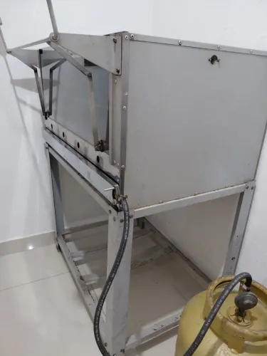 Forno industrial 90cm com pedra refratário