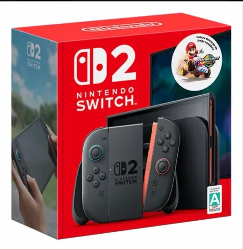 Nitendo Switch 2 + Mario Kart World.