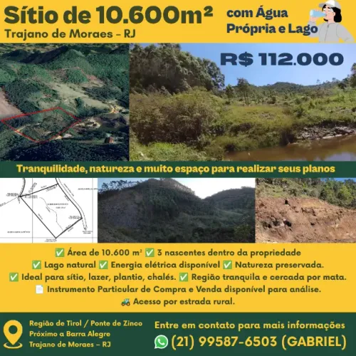 TERRENO RURAL de 10.600 m2