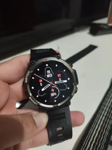 Relógio Smartwatch Militar com 3 Alças