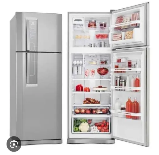 Geladeira Frost Free Electrolux Inox DF52X 