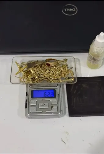 Lote de ouro 18k pra vender ligeiro 