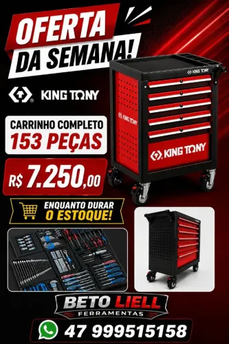 Carrinho para oficina Mecânica