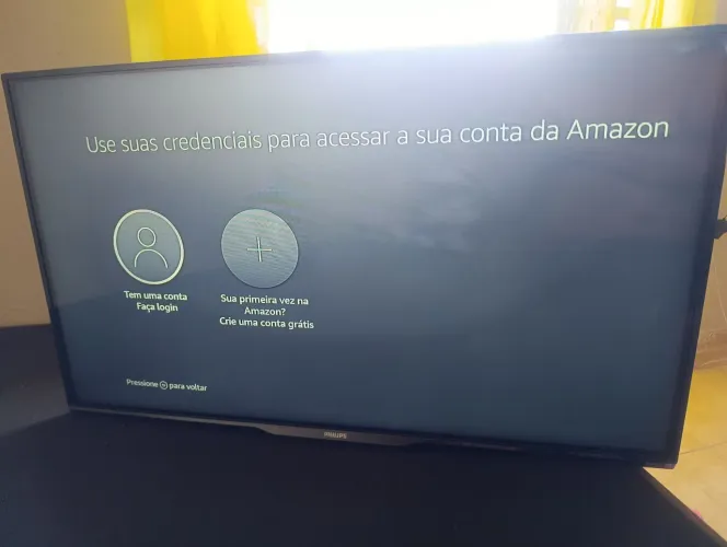 Tv Philips 43 com Fire Stick