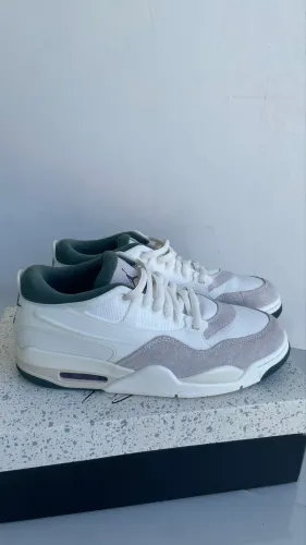 Air Jordan 4 RM Sail Light Cream Midnight Green Dark Raisin
