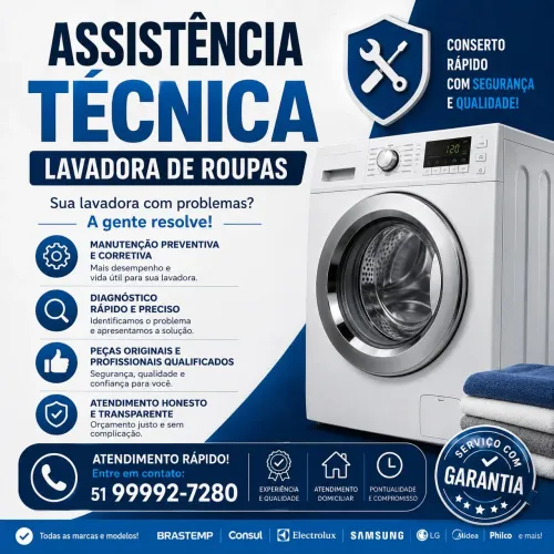 Assistência técnica lavadoras