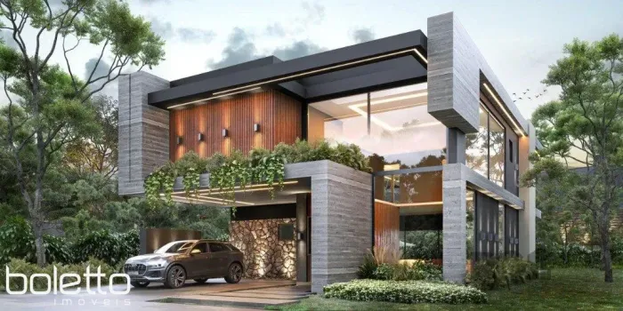 Belíssima casa em construção para Comprar , dentro de condomínio de luxo!!