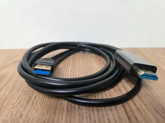 Cabo USB3.0 para HDMI GRWIBEOU, Conversor USB 3.0 para HDMI de 1,8m 1080P