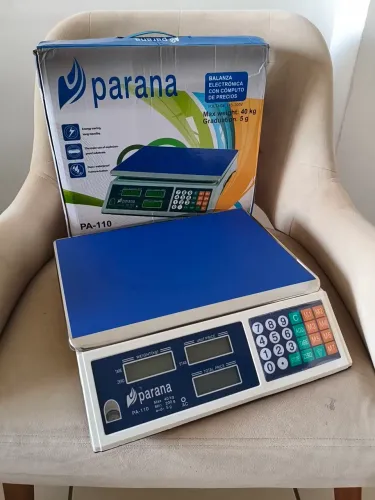 Balança digital 40 kg nova com bateria bivolt 3 garantia 