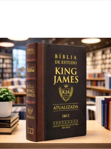 Livro-Biblia de Estudo King James | KJA | Letra Grande | Capa Dura | Clássica