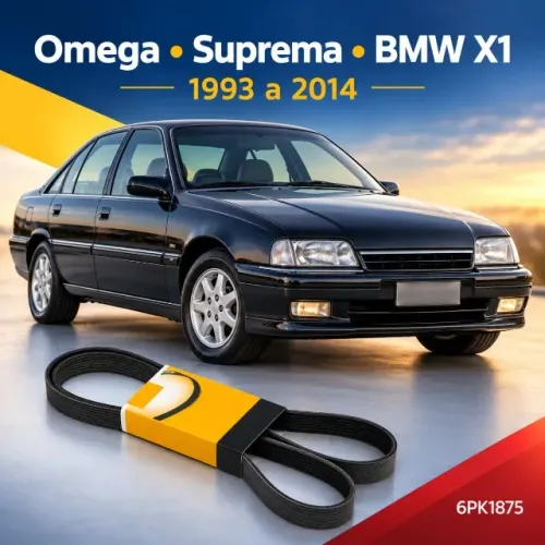 Correia Poly-V Chevrolet Omega Suprema 2.2 4.1 BMW X1 Contitech 6PK1875 - Nova