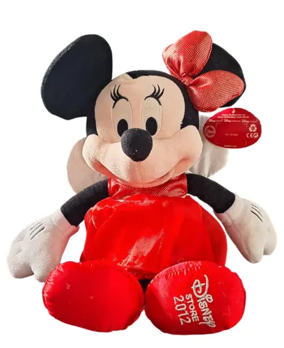 Brinquedo Pelúcia Minnie vermelha Disney store