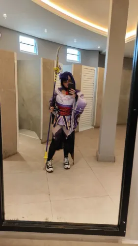 Cosplay Raiden Shogun Genshin Impact