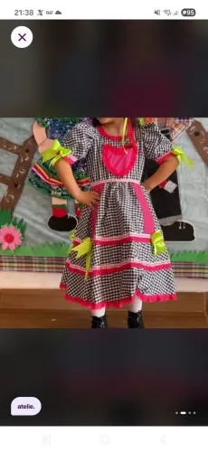 Vestido festa são João