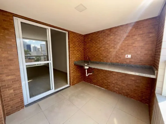 Apartamento à venda, 2 quartos, 1 suíte, 1 vaga, Guilhermina - Praia Grande/SP