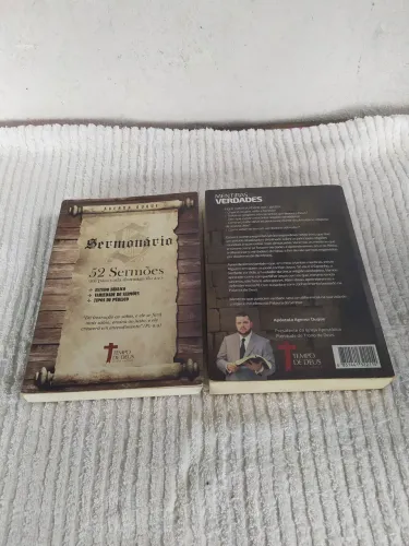 Vendo coleção livros templo de Deus. 2 volumes.
