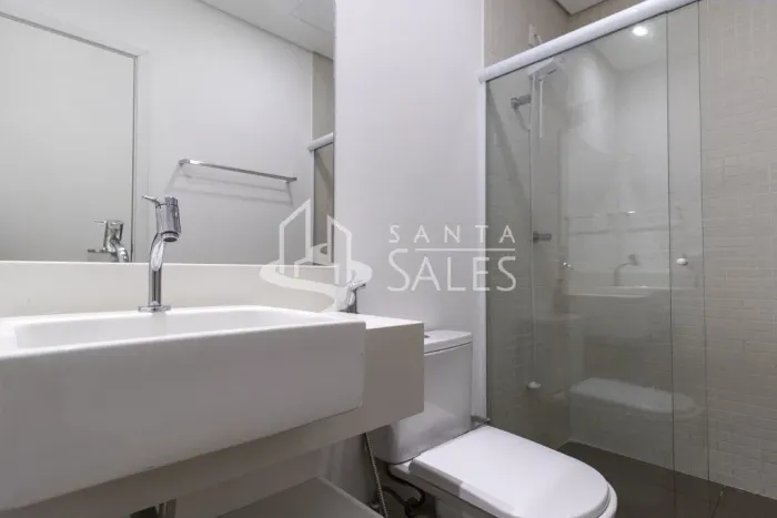 Apartamento para locação em Higienópolis, São Paulo-SP: 1 quarto, 1 sala, 1 banheiro e 1 v