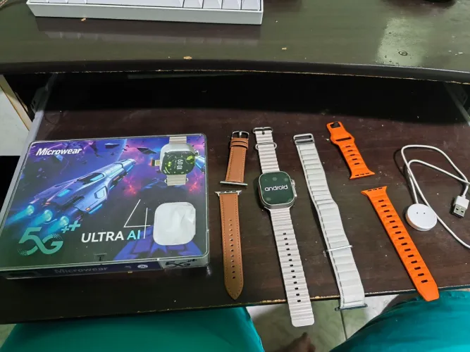 Smartwatch Microwear Ultra AI 4 (Com Android)