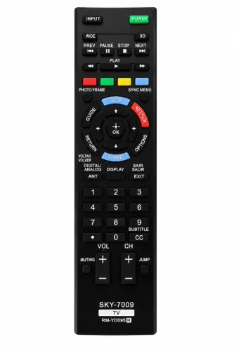 Controle Remoto Para TV LCD LED Compatível com Sony Bravia RM-YD078B - Novo - Ditudo Tech 