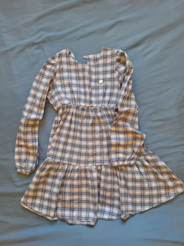 Vestido Xadres flanelado tam 6