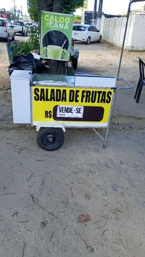 carrinho de salada de frutas