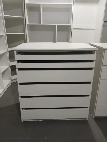 Cômoda 6 Gavetas sem puxador