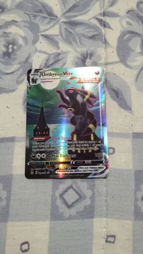 Carta pokémon Umbreon sem graduar umbreon