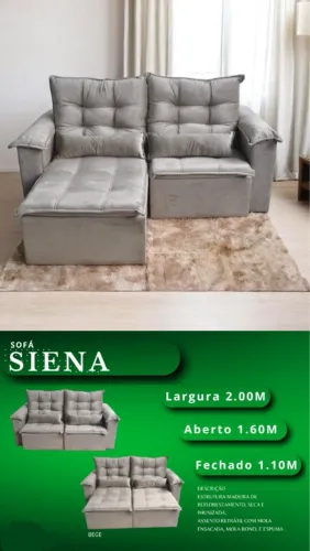 !!SOFA NOVO!! 12 x 152,90!!! Pronta entrega!! Várias cores