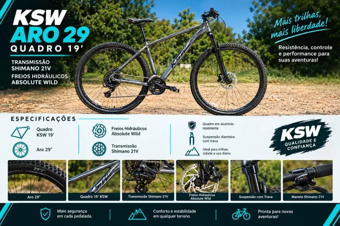 Bike aro 29 KSW