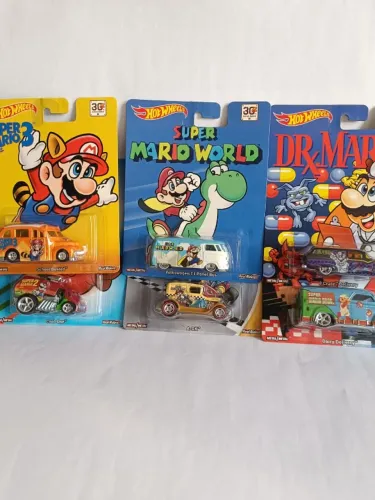 Hot Wheels Set Mario Bros