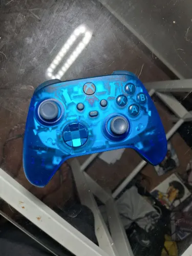 Controle Xbox Sky Cipher Special Edition azul transparente