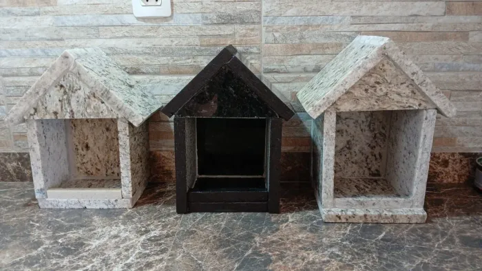 Casa de velas para túmulo em marmore