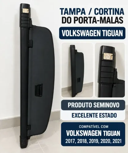 Tampa Cortina Porta-Malas VW Tiguan 2017 a 2021 Original Seminova