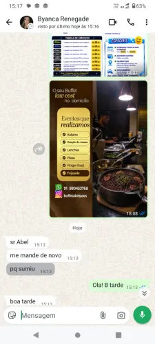 Buffet no domicílio