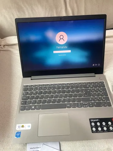 Notebook Lenovo Ideapad 3i 82BU0008BR - RAM 4GB - SSD 128GB - 15.6?