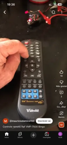 Karaokê modelo VMP 7500 bingo + cartucho