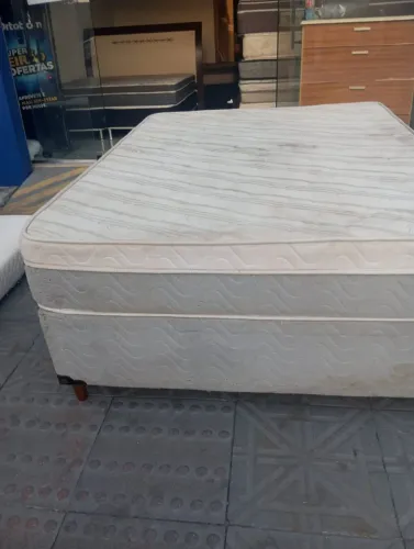 Cama e colchao box anjos de casal ( $$ 500 ) *