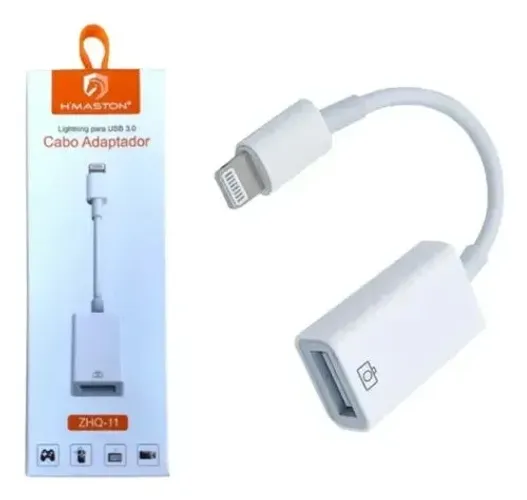Cabo OTG compatível com IPhone e Ipad - Gtech 