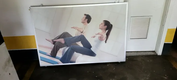 Quadro Pilates Fisioterapia Yoga Exercícios 