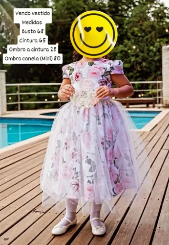Vestido de festa infantil