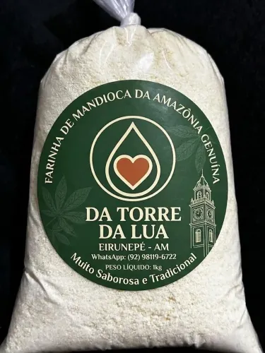 Farinha de mandioca amazônica genuína