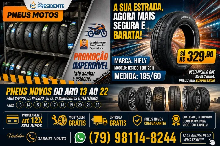 Pneus novos!
