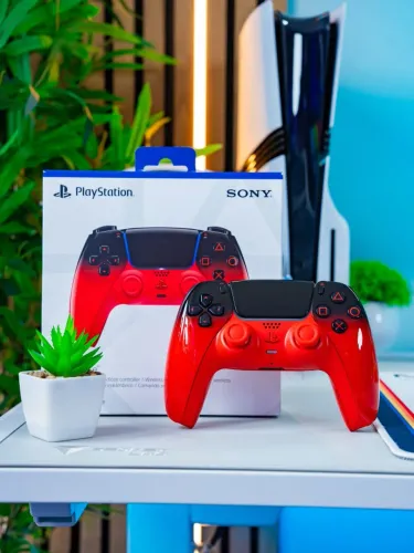 Super PS5 controle Techno Red disponível 