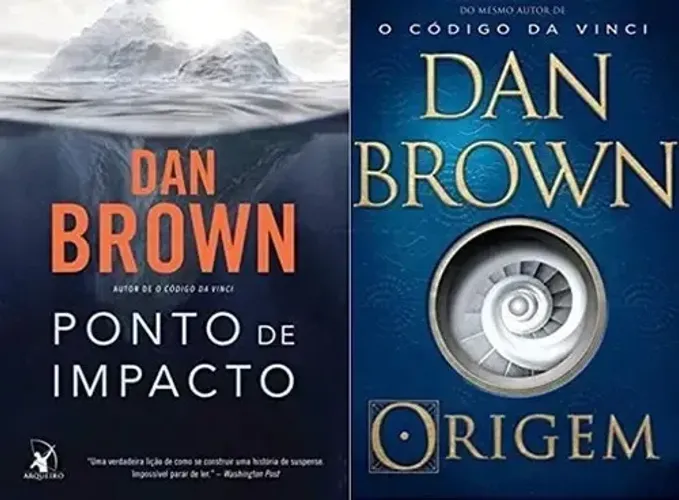 Kit 2 Livros Dan Brown Ponto De Impacto + Origem, De Dan Brown. Editora Arqueiro