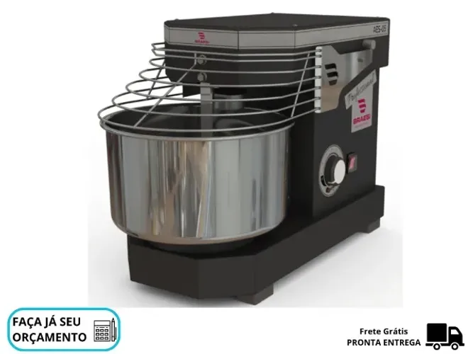 Amassadeira Espiral 5 Kg 10 Velocidades Braesi